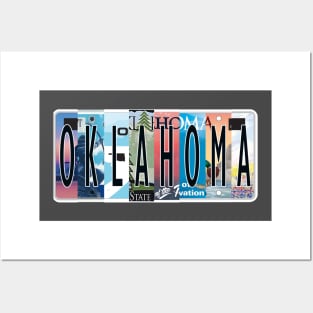 Oklahoma License Plates Posters and Art